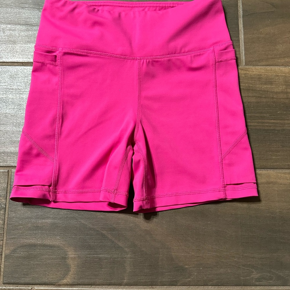 Senita Athletics Hot Pink Bike Shorts